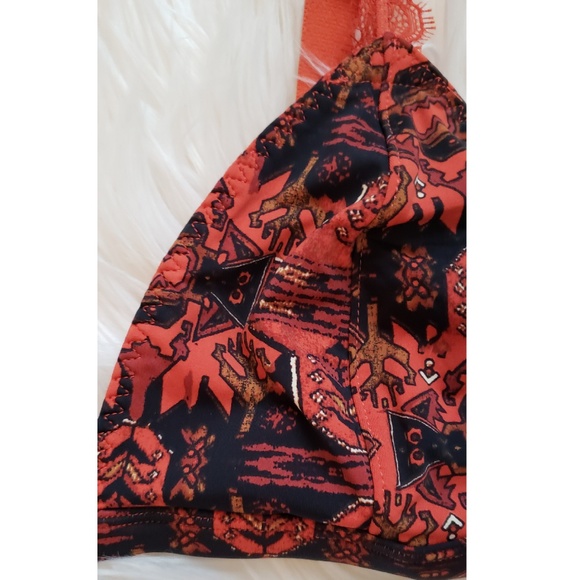 Free People NWT Hazel Printed Bralette - Picture 4 of 7